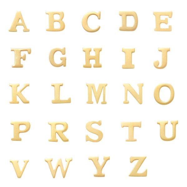 Ohrstecker Buchstabe Gold 585 - Einzelner Stecker