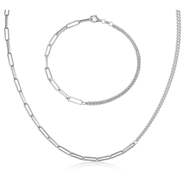 Collier Ankerkette weit und rund Silber 925 - Überall einhängbar - Bild 2