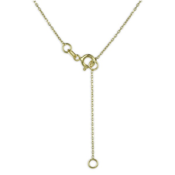 Collier mit Zirkonia Gold 333 - 3mm - Bild 2