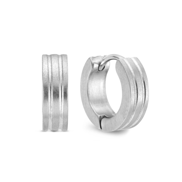 Frank 1967 Klappcreolen Edelstahl - Ø 13mm - 4mm breit