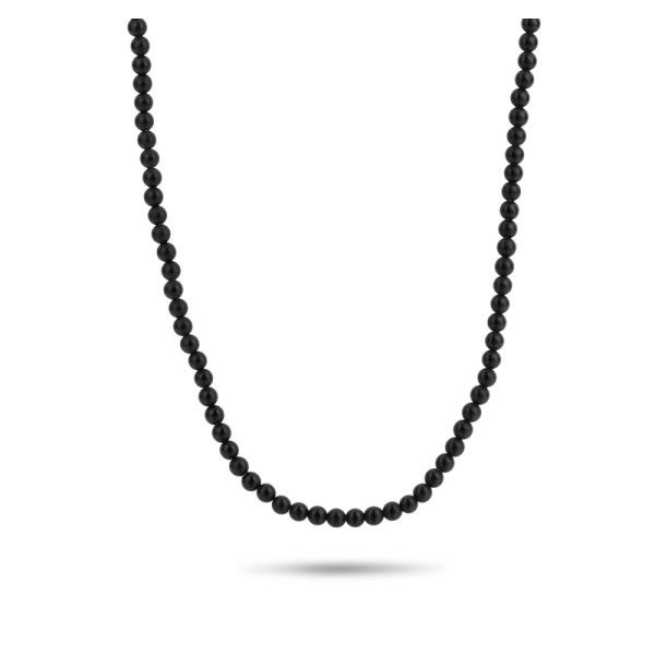 Frank 1967 Halskette Achat schwarz - 60cm