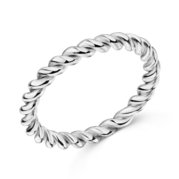 Ring Twisted Silber 925 - 3,0mm breit