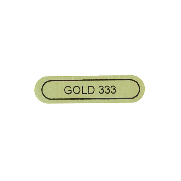Haftetiketten mit Aufschrift Gold 333 - 100 Stück