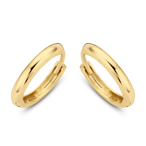 Klappcreolen Gold 585 - Ø 13mm - Hochglanz - 1,6mm breit