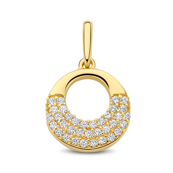 Anhänger Gold 585 - 35 Zirkonia
