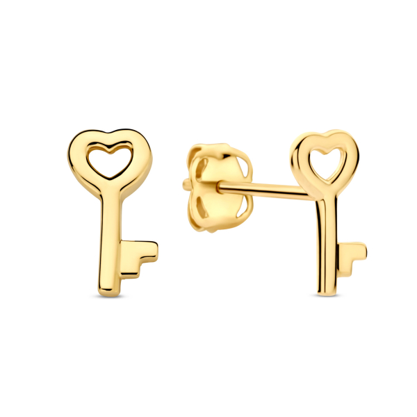 Ohrstecker Schlüssel Gold 585