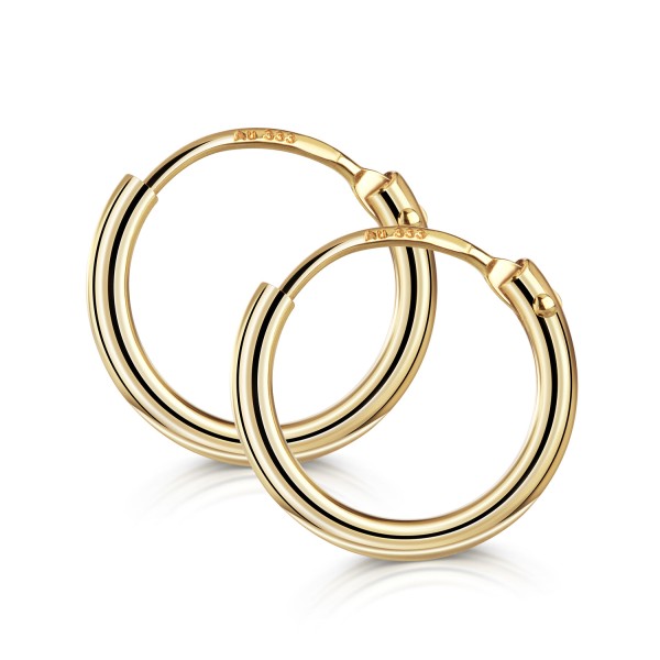 Creolen Gold 333 - 11mm - 1,2mm stark