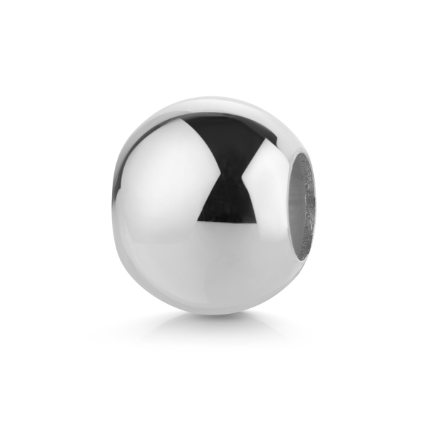 Charm Divider Globe Silber 925 - Hochglanz - Ø 8mm