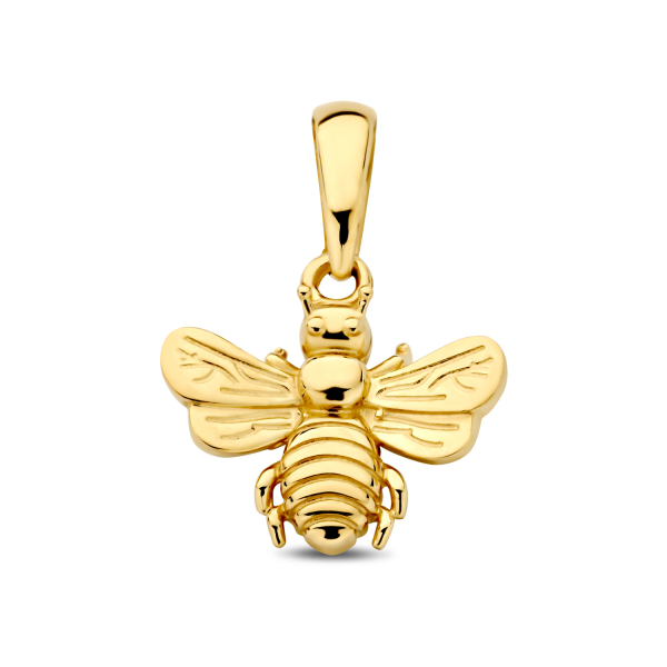 Anhänger Fliege Gold 585