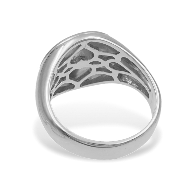 Siegelring für Damen Silber 925 - Rund 14mm - Bild 4