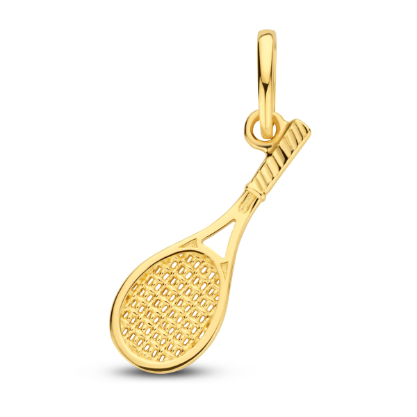 Anhänger Tennisschläger Gold 585