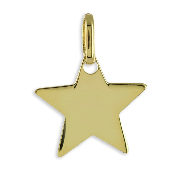 Anhänger Stern Gold 333 - 12x12mm