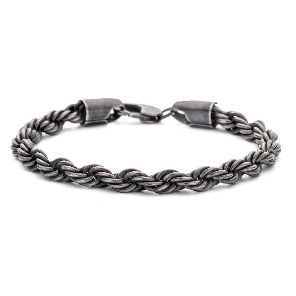 Frank 1967 Armband Edelstahl IPB - 6mm breit - Gedreht
