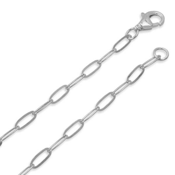 Ankerkette weit Silber 925 - 2,5mm breit - 45cm - Bild 2