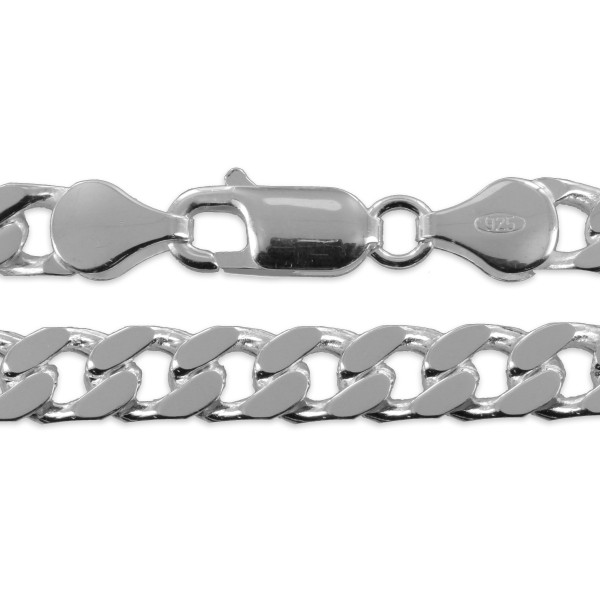 Panzerkette Silber 925 - 5,7mm breit - 50cm
