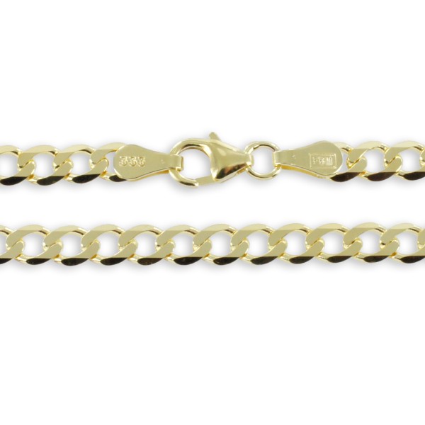 Flachpanzerkette Gold 333 - 3,9mm breit