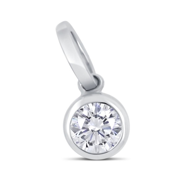 Lovebird Collier mit Zirkonia 101 Facetten 4mm Silber 925 rhodiniert - Bild 2