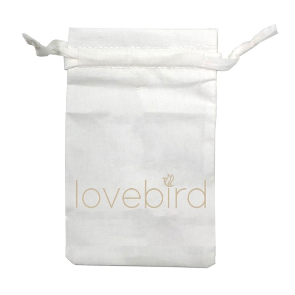 Lovebird Armband mit Gravurplatte Edelstahl - Goldfarbene IP-Beschichtung - Platte 15mm - Bild 2
