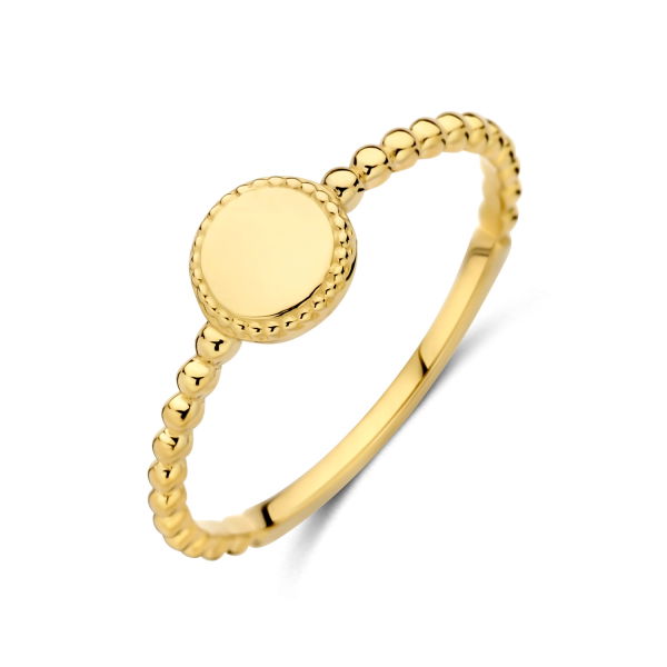 Damen-Siegelring Gold 585 - Siegel Ø 6mm