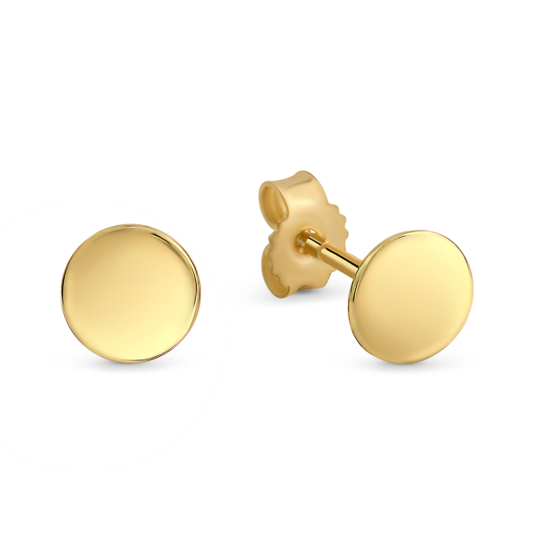 Ohrstecker Dot Gold 333 - Ø 6mm