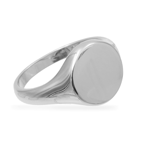 Siegelring für Damen Silber 925 - Rund 13mm - Bild 3
