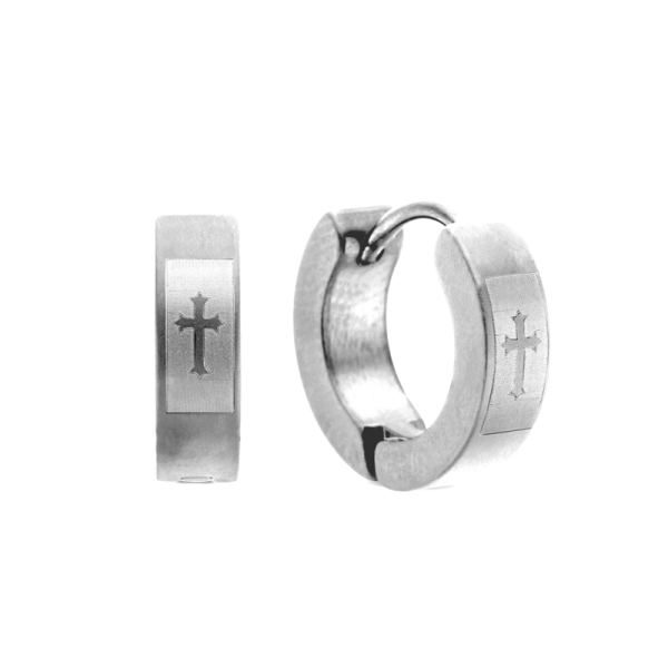 Frank 1967 Klappcreolen Edelstahl - Ø 13mm - 4mm breit