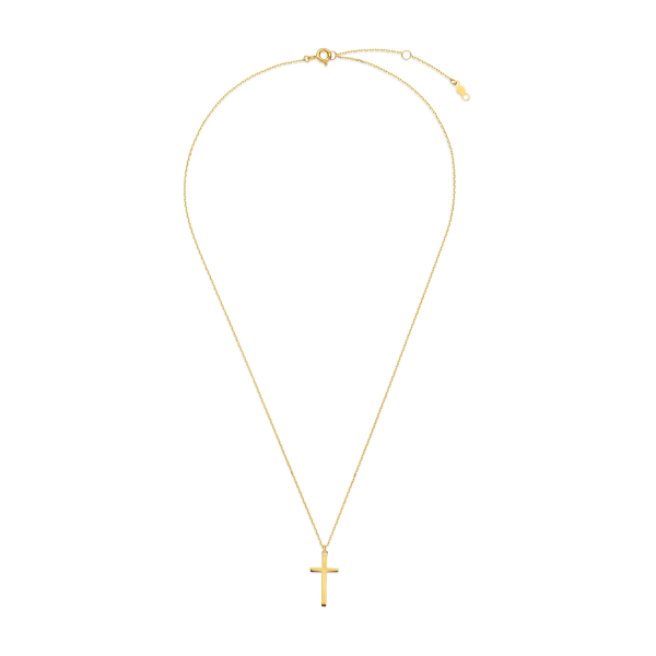 Collier mit Anhänger Kreuz Gold 585 - Kreuz 9x17mm - Bild 2
