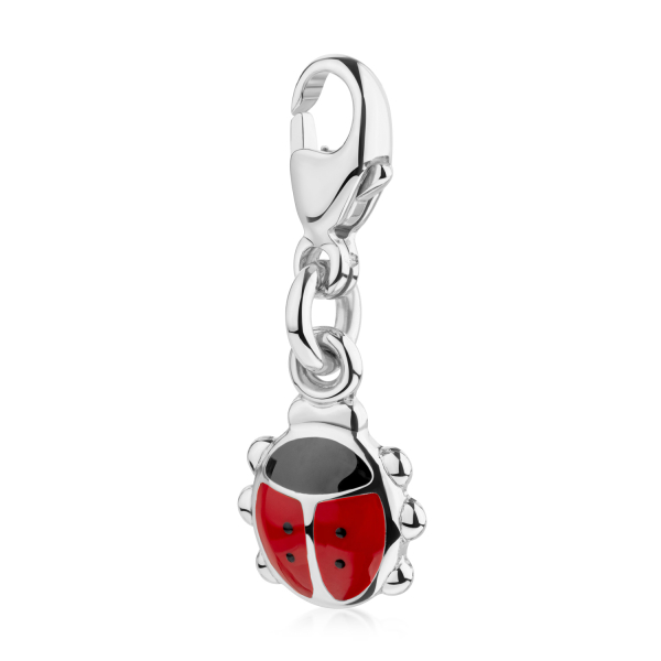 Charm Marienkäfer Silber 925