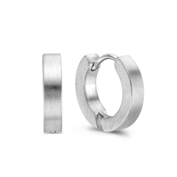 Frank 1967 Klappcreolen Edelstahl - Ø 13mm - 3mm breit