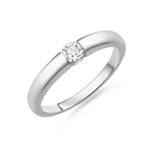 Lovebird Damenring Weißgold 585 - Lab Grown Brillant 0,20 ct.