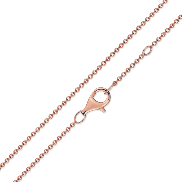 Ankerkette Silber 925 rosé vergoldet - 1,2mm breit - 3 Milliemes - Bild 2