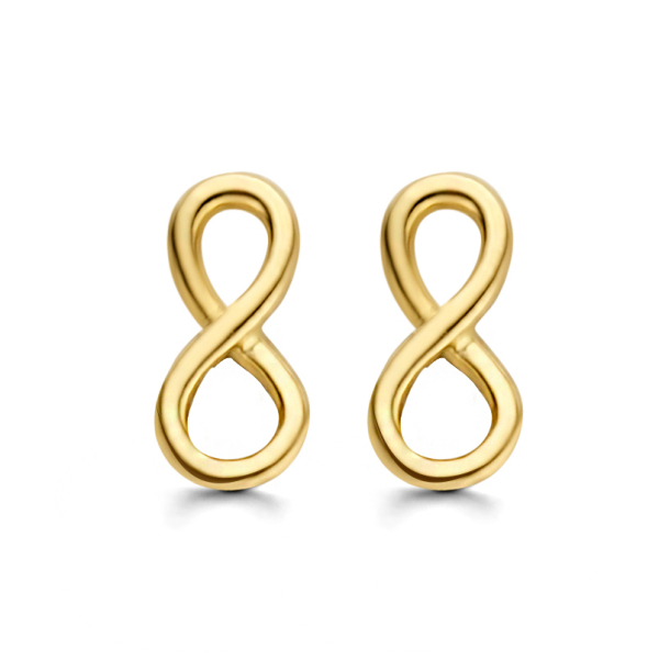 Ohrstecker Infinity Gold 585 - 5x2,3mm