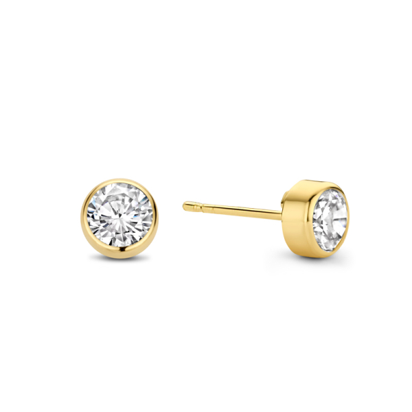Ohrstecker Zirkonia Gold 585 - 5mm