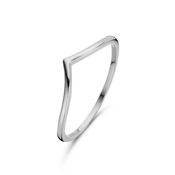 Ring Wishbone Silber 925 - 1,3mm breit