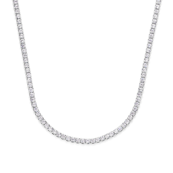 Tennis-Halskette Zirkonia Silber 925 rhodiniert - 1,75mm
