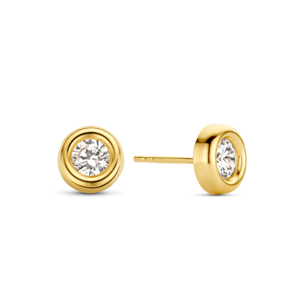 Ohrstecker Zirkonia Gold 585 - 4mm