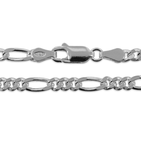 Figaroarmband Silber 925 - 4,0mm breit