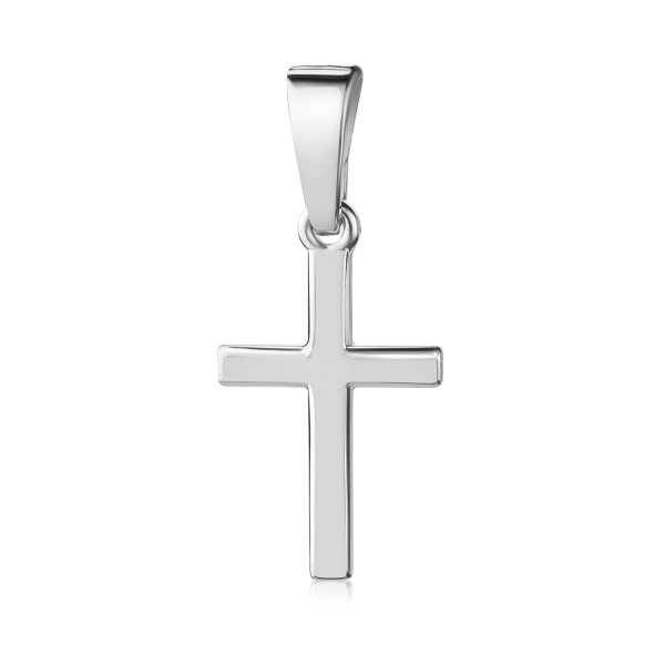 Anhänger Kreuz Silber 925 - Glänzend - 11mm
