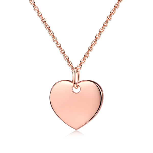 Anhänger Herz Silber 925 rosévergoldet - 15x13mm - Bild 2