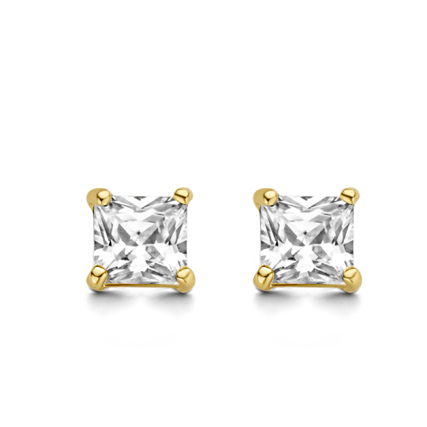 Ohrstecker Zirkonia Gold 585 - 3x3mm
