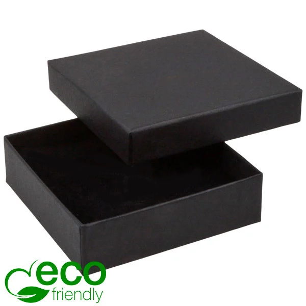 ECO Etui 86x86x26mm - Matt Schwarz - FSC-zertifizierter Karton