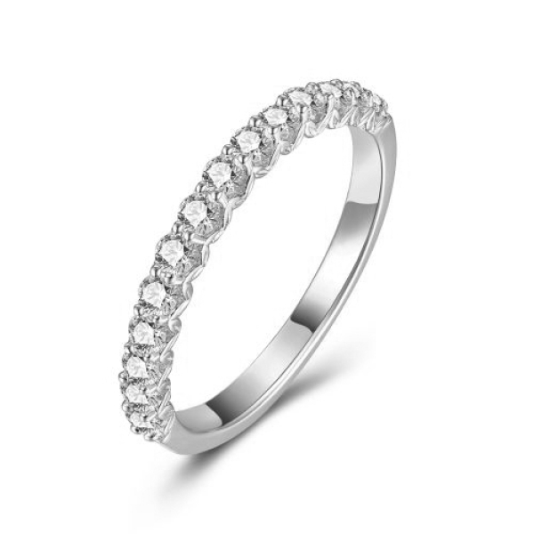 Damenring Silber 925 - 14 Zirkonia