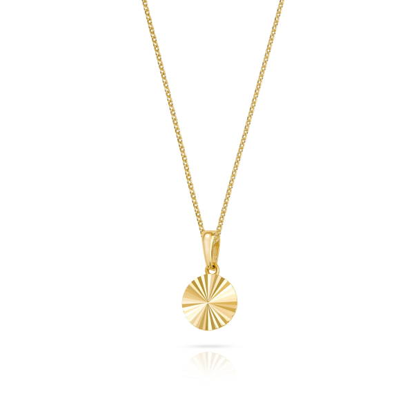 Anhänger Gold 333 - Diamantiert - Ø 8mm - Bild 2