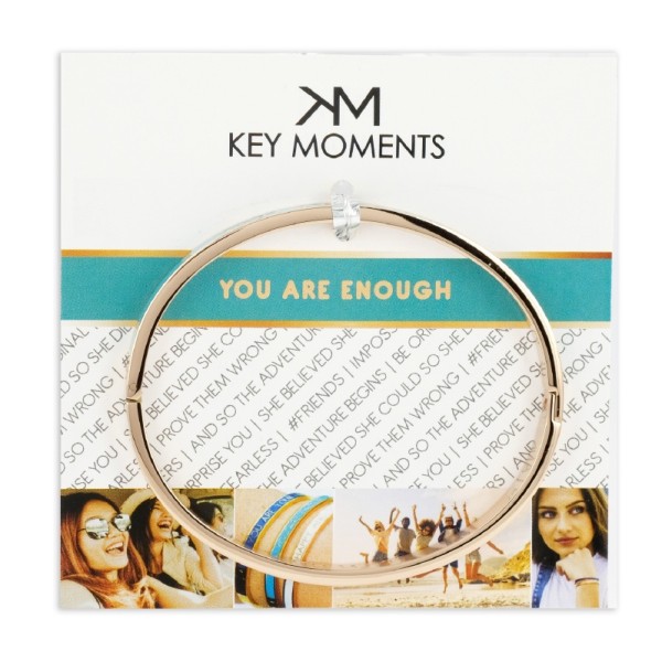 Key Moments Armspange Lack mint Edelstahl IPR - YOU ARE ENOUGH - Bild 2