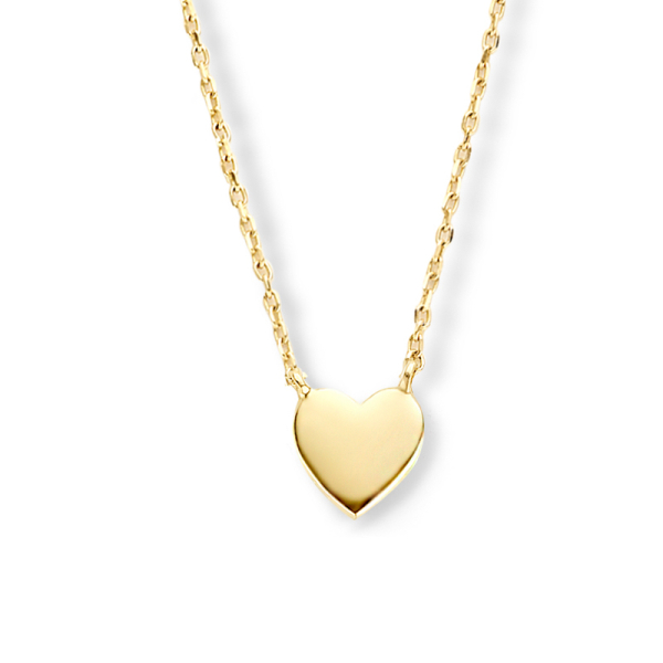 Collier mit Herz Gold 585 - 6mm