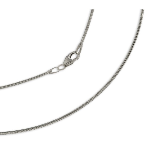 Omega-Kette 1,5mm breit Silber 925