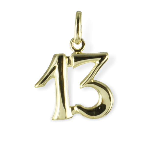 Anhänger Dreizehn Gold 333