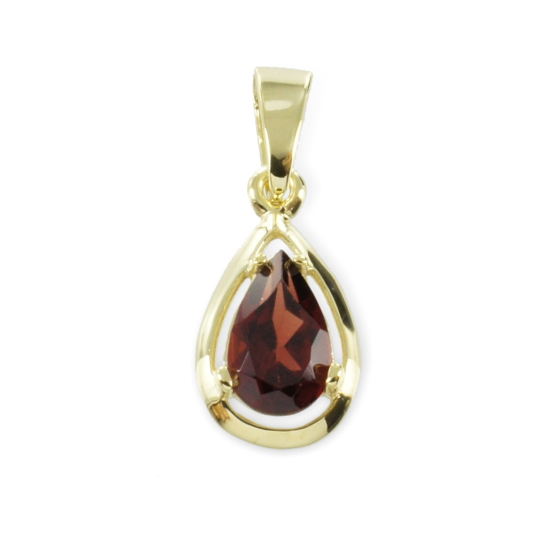 Anhänger Granat Gold 333
