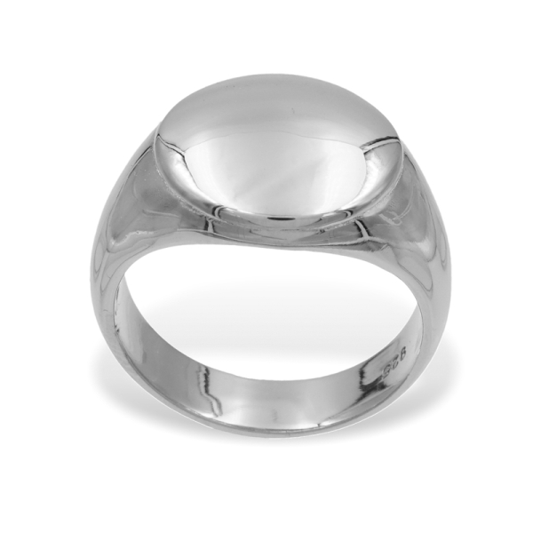 Siegelring für Damen Silber 925 - Rund 14mm - Bild 2