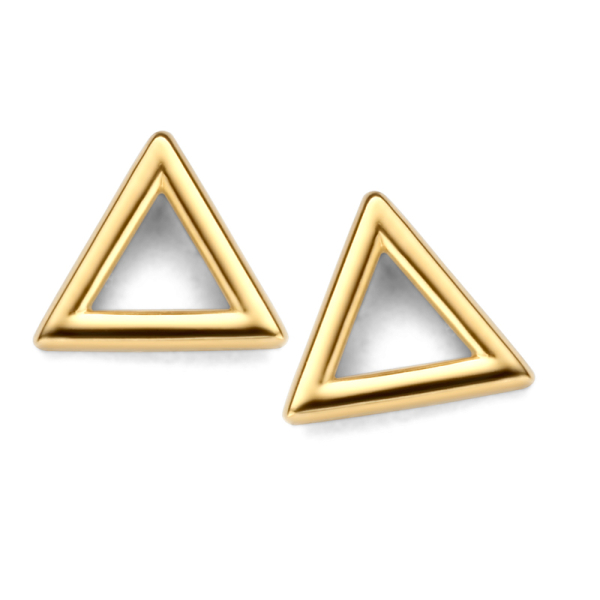 Ohrstecker Dreieck Gold 585 - 3,4x3,4mm
